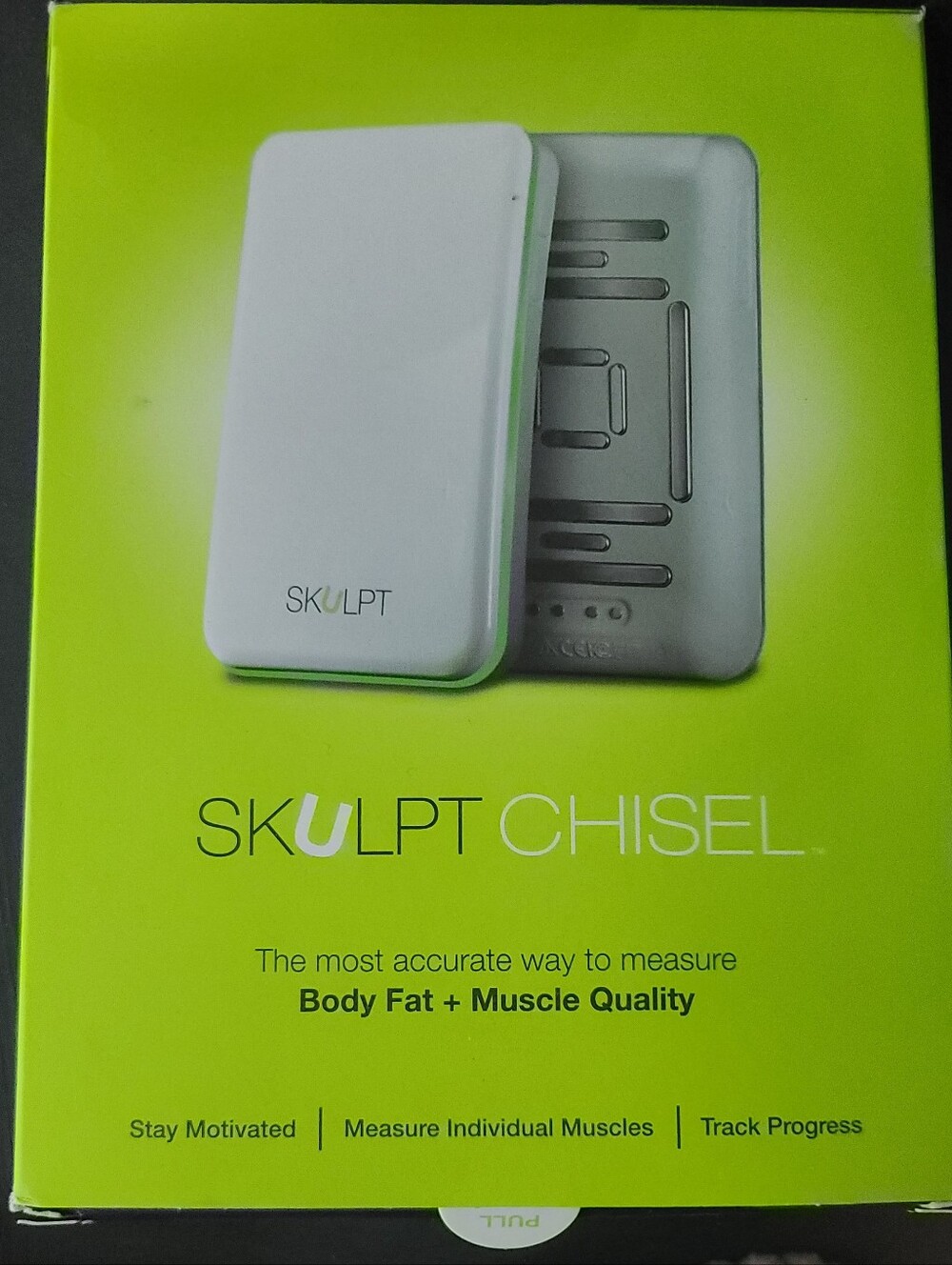 SKULPT Chisel Body Fat & Muscle Quality Monitor - White/Neon Green